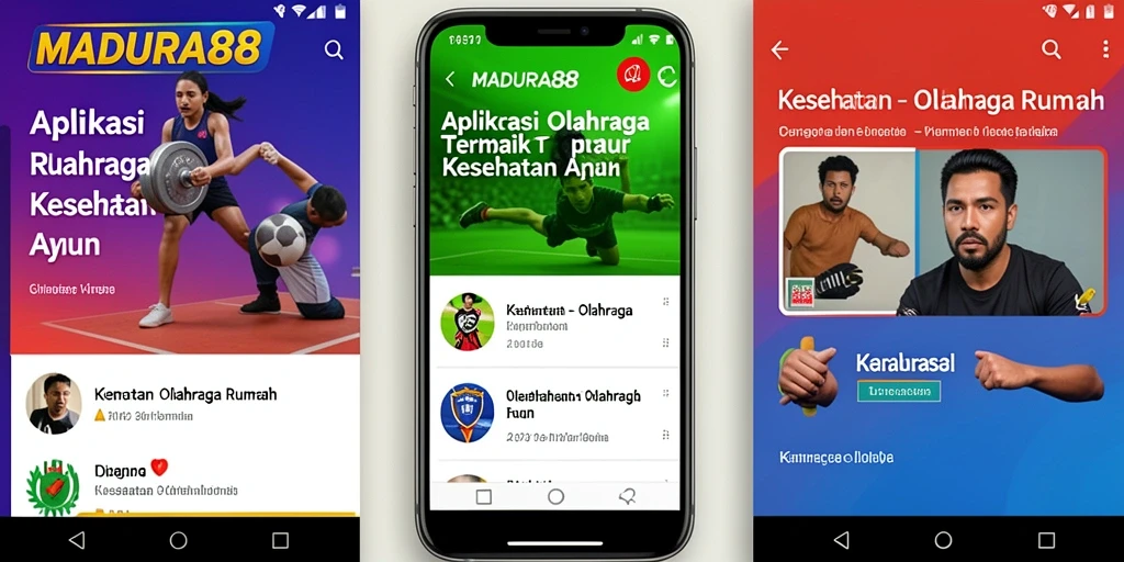 Antarmuka MADURA88 yang mudah digunakan untuk olahraga rumah.
