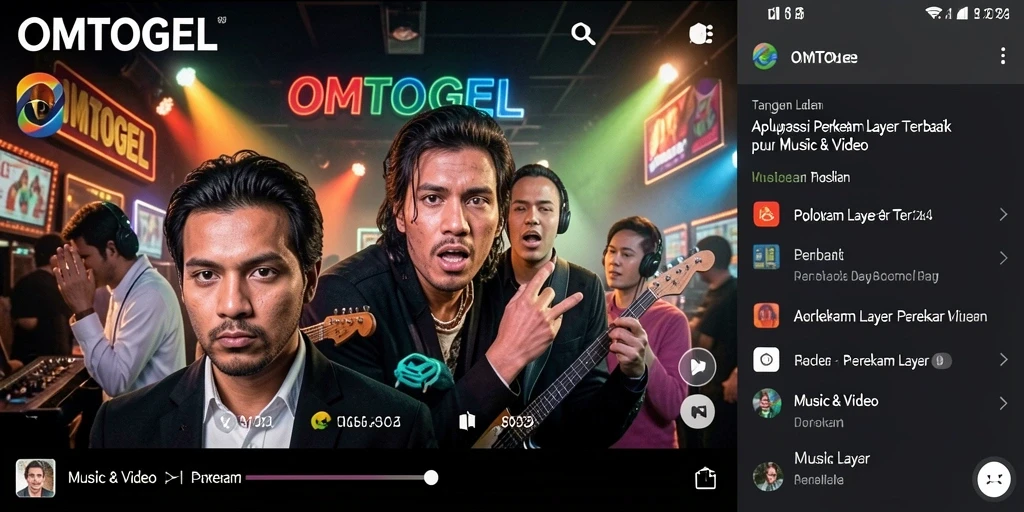 Screenshot utama OMTOGEL yang memperlihatkan antarmuka perekam layar yang intuitif.