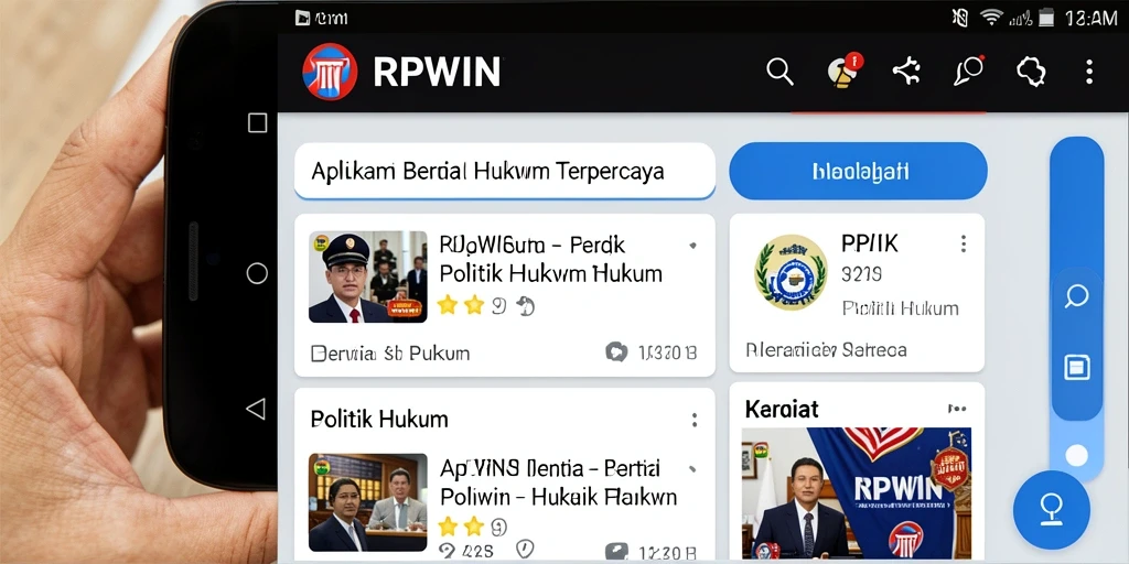 Antarmuka aplikasi RPWIN yang informatif dan mudah digunakan.
